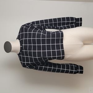 Chic Grid Blouse